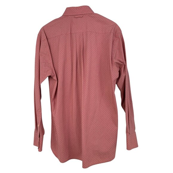 New 2004 Old Stock Tommy Hilfiger Mens Red Plaid Button Shirt M 2-Ply VTG 8882 - Picture 7 of 11